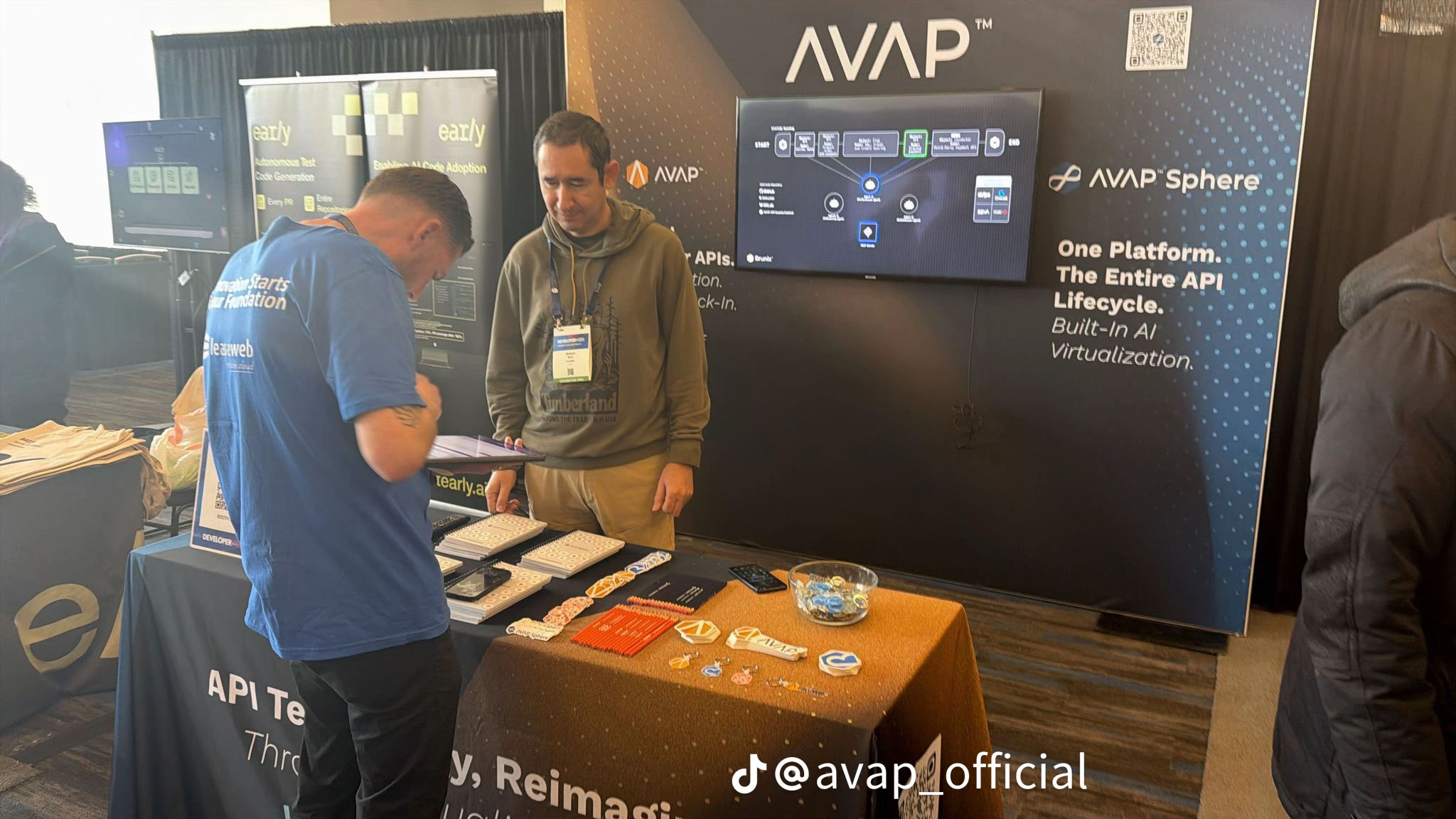 AVAP booth at Developer Week San Jose 2025